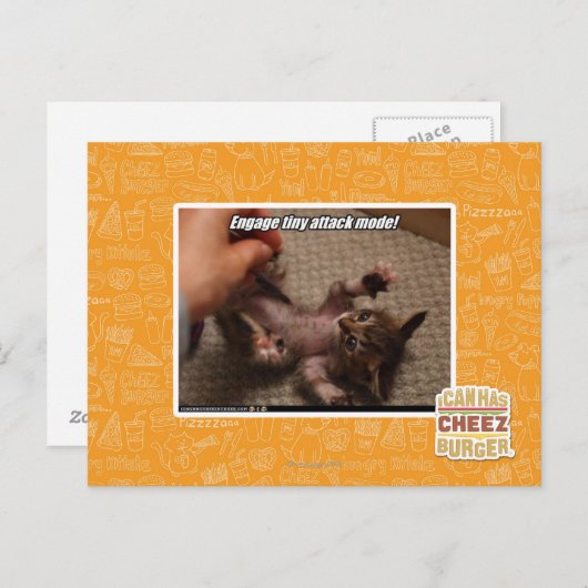 Engage den winzigen Angriffsmodus! Postkarte (Vorne/Hinten)