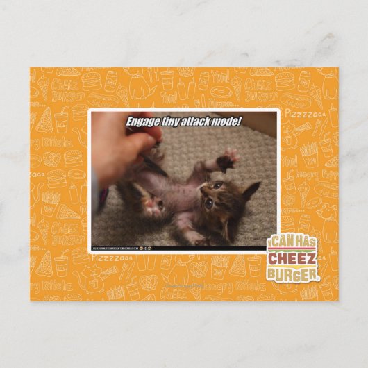 Engage den winzigen Angriffsmodus! Postkarte (Vorderseite)