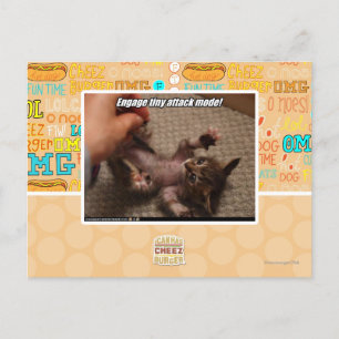 Engage den winzigen Angriffsmodus! Postkarte