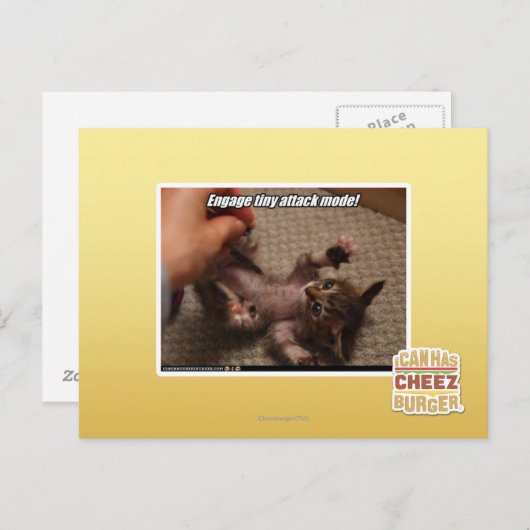 Engage den winzigen Angriffsmodus! Postkarte (Vorne/Hinten)