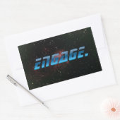 Engage Rechteckiger Aufkleber (Umschlag)