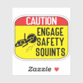 engage Safety Squints Aufkleber (Blatt)