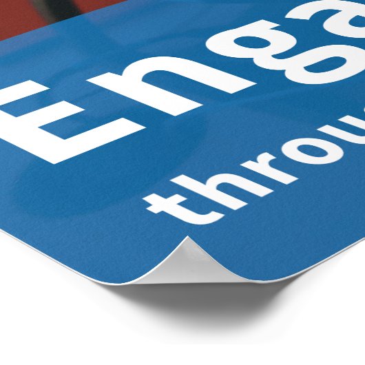 Engage - zSpace Poster, 24" x 36" Poster (Ecke)