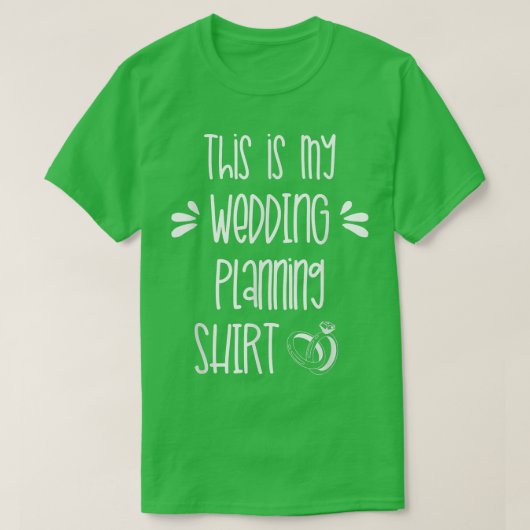 Engaged Bride to Be Future Mrs This is My Wedding  T-Shirt (Design vorne)