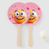 Engaged Emoji Fächer (Vorne und Hinten)