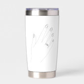 Engaged Future Mrs. Tumbler personalised  Pool Thermobecher (Vorderseite)