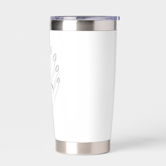 Engaged Future Mrs. Tumbler personalised  Pool Thermobecher (Links)