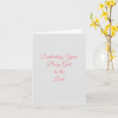 Engagement des Kindes Karte (Gelbe Blume)