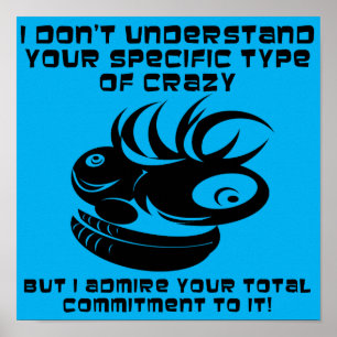 Engagement für Crazy Funny Funny Poster Sign