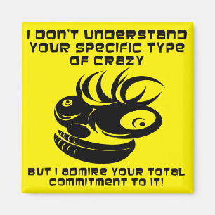 Engagement für Crazy Funny Kühlschrankmagnet