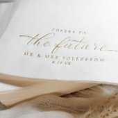 Engagement für die zukünftige Hochzeit Servietten Mit Folie