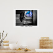 Engagement für Ihre Leidenschaft Poster (Küche)