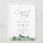 Engagement für Wälder im Wald Einladung (Vorderseite)