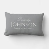 Engagement gift for couple, Customized pillow. Lendenkissen (Vorderseite)