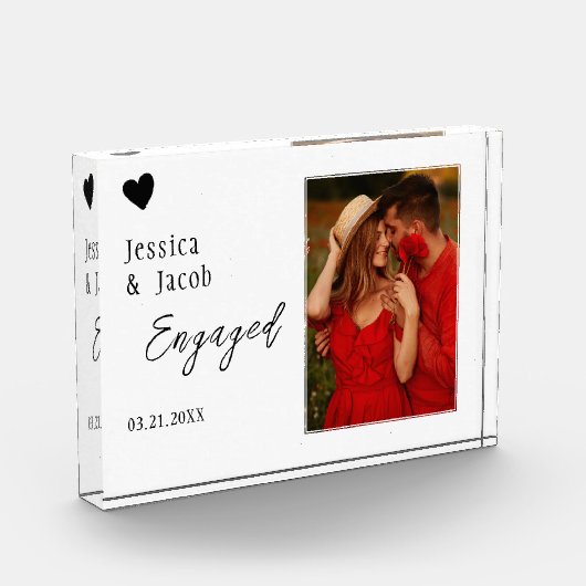 Engagement Gifts for Couple Newly Engaged Gift Fotoblock (Links)
