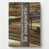 Engagement Inspiration Foto Plaque Fotoplatte (Vorderseite)