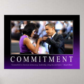 Engagement (Obama Fist Bump) Poster
