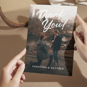 Engagement Partei Dankeschön Karte