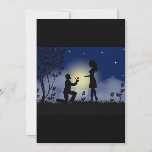 Engagement Partei, Einladungskarte ! Einladung (Vorderseite)