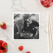 Engagement Partei mistletoe fügen Sie Ihr eigenes  Serviette (Beispiel)