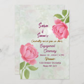 Engagement Party Invitations Einladung (Vorne/Hinten)