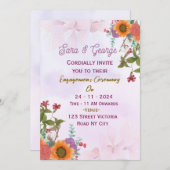 Engagement Party Invitations  Einladung (Vorne/Hinten)