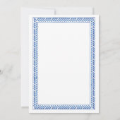 Engagement Party Paare Dusche Santorini Griechenla Einladung (Rückseite)