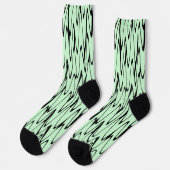 Engagieren der Minze Grün Socken (Linkes Detail)
