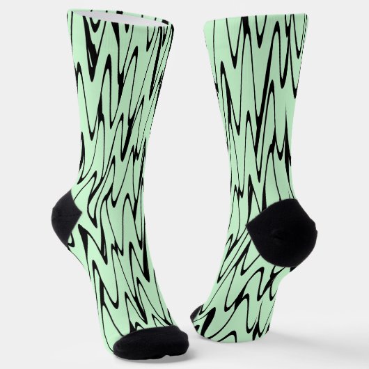 Engagieren der Minze Grün Socken (Gewinkelt)