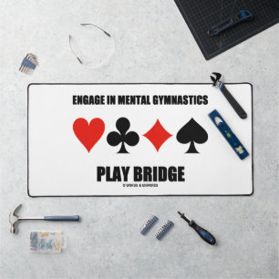 Engagieren in der Mentalgymnastik Spielbrücke Schreibtischunterlage