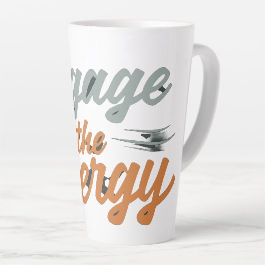 Engagieren Sie die energiesparende große Latte-Tas Milchtasse (Rechte Ecke)