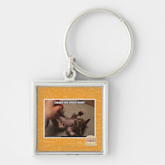 Engagieren Sie sich kleinen Angriffsmodus! Schlüsselanhänger (Vorne)