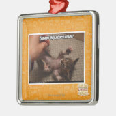 Engagieren Sie sich kleinen Angriffsmodus! Silbernes Ornament (Links)