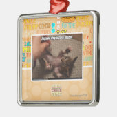 Engagieren Sie sich kleinen Angriffsmodus! Silbernes Ornament (Links)