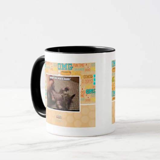 Engagieren Sie sich kleinen Angriffsmodus! Tasse (Vorderseite Links)