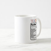 Engagierte Englischlehrerin Personalisierter Name Kaffeetasse (VorderseiteRechts)