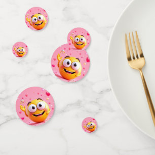 Engagiertes Emoji Konfetti