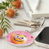 Engagiertes Emoji Schlüsselanhänger (Vorderseite rechts)