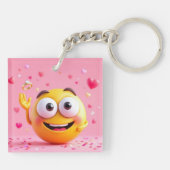 Engagiertes Emoji Schlüsselanhänger (Rückseite)