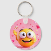 Engagiertes Emoji Schlüsselanhänger (Rückseite)