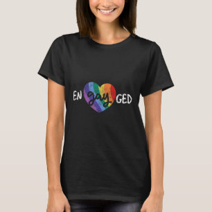 Engayted Lgbt Wedding Party Bachelor Party Gay Eng T-Shirt