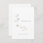 Enge Blüten dank Karte (Vorne/Hinten)