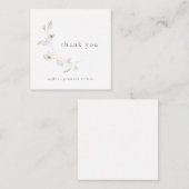 Enge Blüten dank Karte (Vorne/Hinten)