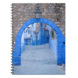 Enge Straße von Chefchaouen Notizblock
