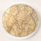 Engel ℒ ☺♥ε 1 ゚Coastering ◆* Sandstein Untersetzer (Vorne)