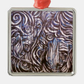 Engel [1] LJS Silbernes Ornament (Vorne)