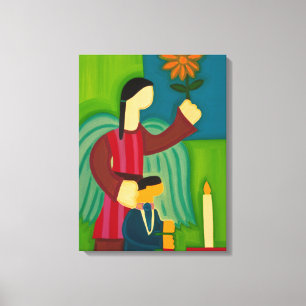 Engel 2009 Jose Maria y SU Leinwanddruck