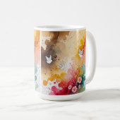 Engel abstrakt kaffeetasse (VorderseiteRechts)