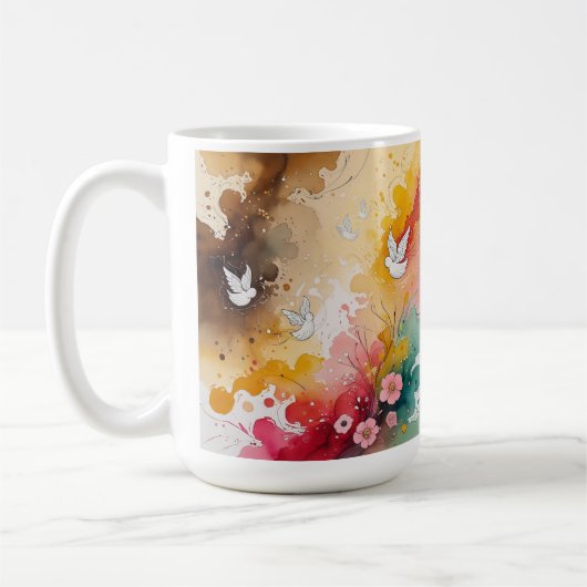 Engel abstrakt kaffeetasse (Links)