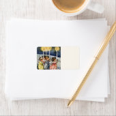 Engel Adressaufkleber (Insitu)